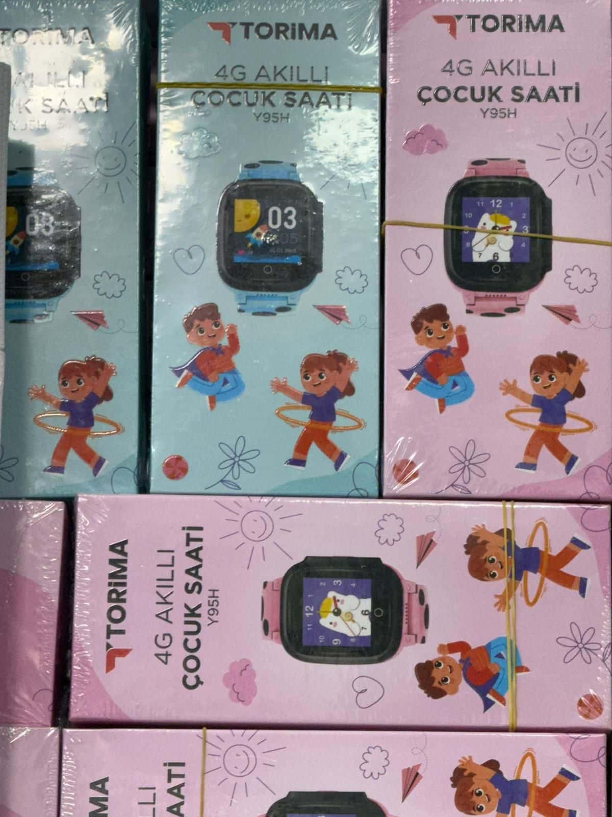 Yeni Torima Y95H Çoçuk Takip Saati 4g Gps Wifi Konumlandırma Simkartlı (MAVİ ) görseli